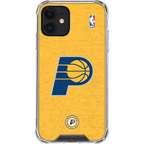 NBA Indiana Pacers Distressed iPhone 12 Clear Case