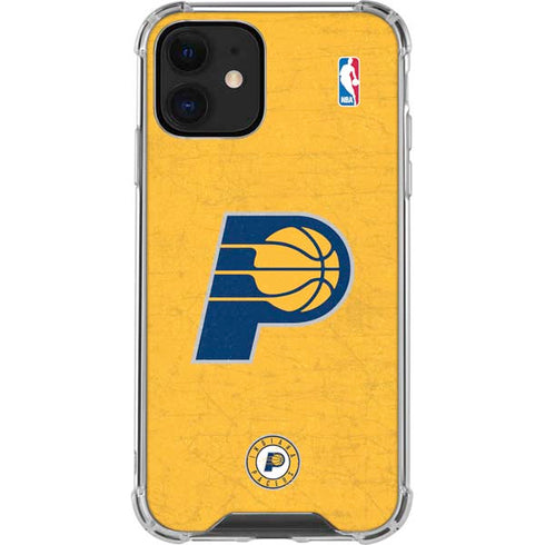 NBA Indiana Pacers Distressed iPhone 12 Mini Clear Case