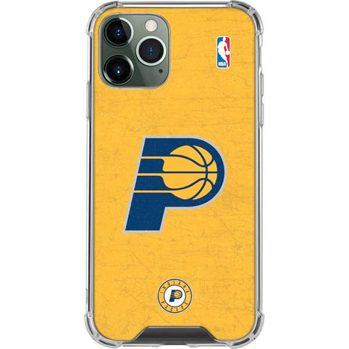 NBA Indiana Pacers Distressed iPhone 12 Pro Clear Case