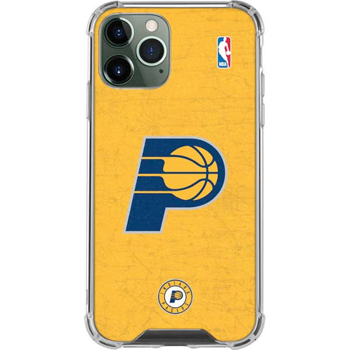 NBA Indiana Pacers Distressed iPhone 12 Pro Max Clear Case