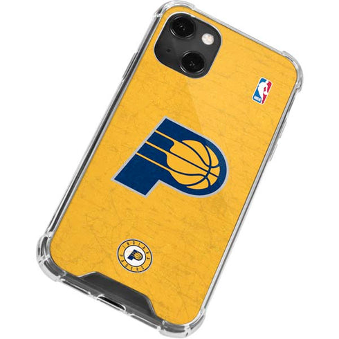 NBA Indiana Pacers Distressed iPhone 13 Mini Clear Case