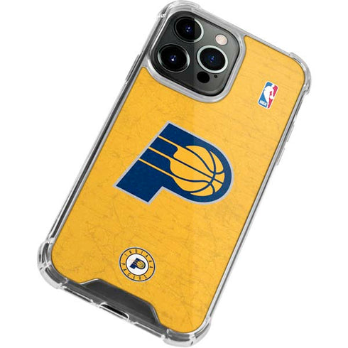 NBA Indiana Pacers Distressed iPhone 15 Pro Clear Case