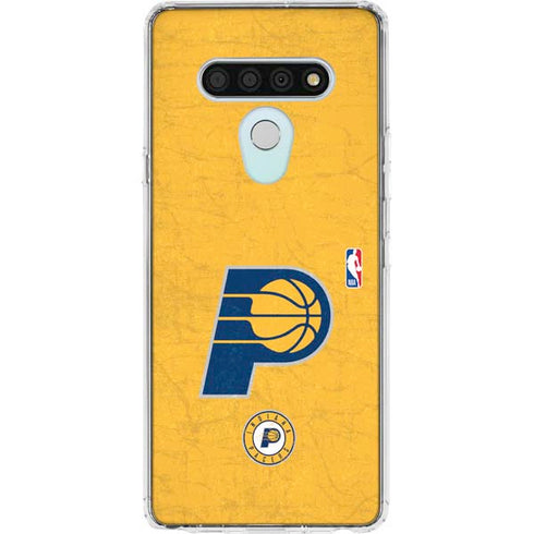 NBA Indiana Pacers Distressed LG Stylo 6 Clear Case
