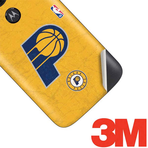 NBA Indiana Pacers Distressed Moto E5 Play Skin