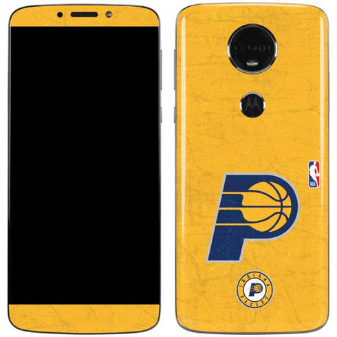 NBA Indiana Pacers Distressed Moto E5 Plus Skin