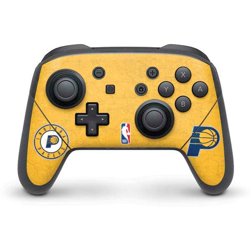 NBA Indiana Pacers Distressed Nintendo Switch Pro Controller Skin