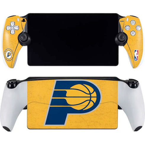 NBA Indiana Pacers Distressed PlayStation Portal Remote Player Skin