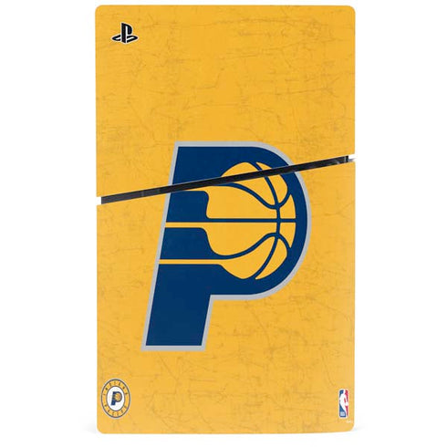NBA Indiana Pacers Distressed PS5 Slim Disk Bundle Skin