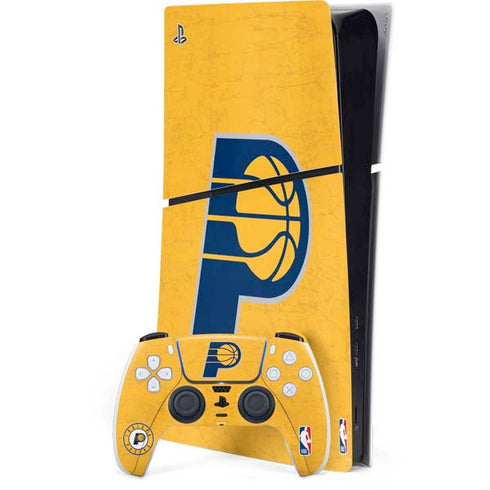 NBA Indiana Pacers Distressed PS5 Slim Digital Edition Console Skin