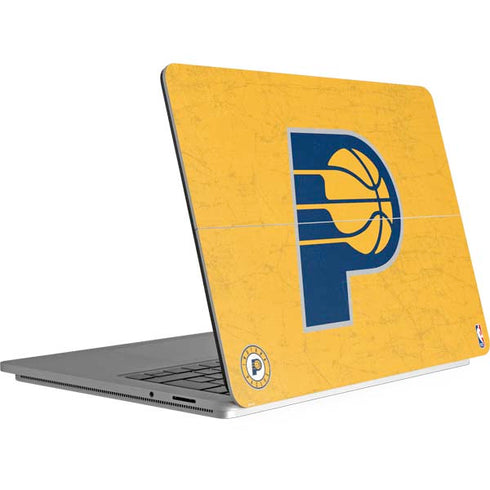 NBA Indiana Pacers Distressed Surface Laptop Studio Skin