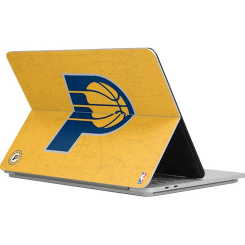 NBA Indiana Pacers Distressed Surface Laptop Studio Skin