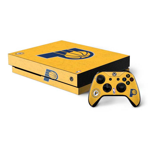 NBA Indiana Pacers Distressed Xbox One X Bundle Skin
