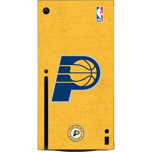 NBA Indiana Pacers Distressed Xbox Series X Console Skin