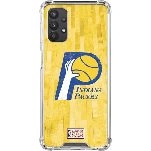 NBA Indiana Pacers Hardwood Classics Galaxy A32 5G Clear Case