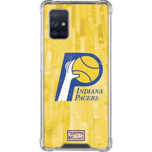 NBA Indiana Pacers Hardwood Classics Galaxy A71 5G Clear Case