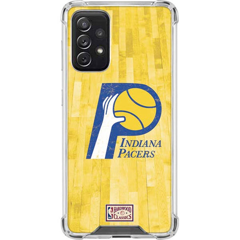 NBA Indiana Pacers Hardwood Classics Galaxy A72 5G Clear Case