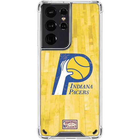NBA Indiana Pacers Hardwood Classics Galaxy S21 Ultra 5G Clear Case
