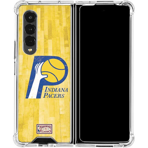 NBA Indiana Pacers Hardwood Classics Galaxy Z Fold4 5G Clear Case