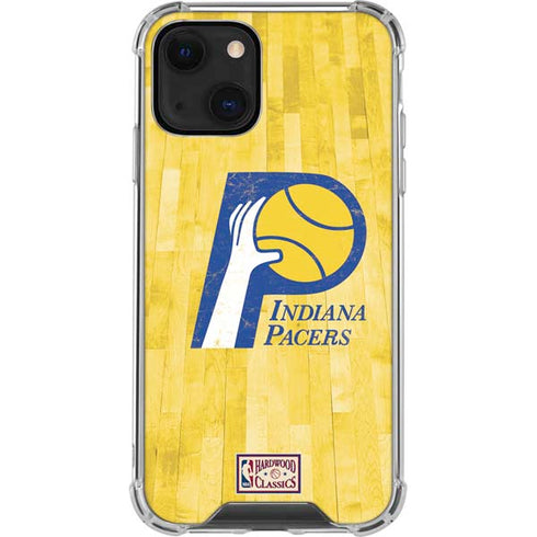 NBA Indiana Pacers Hardwood Classics iPhone 13 Mini Clear Case
