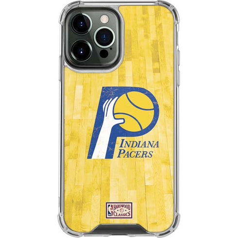 NBA Indiana Pacers Hardwood Classics iPhone 14 Pro Max Clear Case