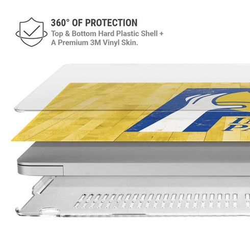 NBA Indiana Pacers Hardwood Classics MacBook Air 15in (2023-2025) Case plus Skin