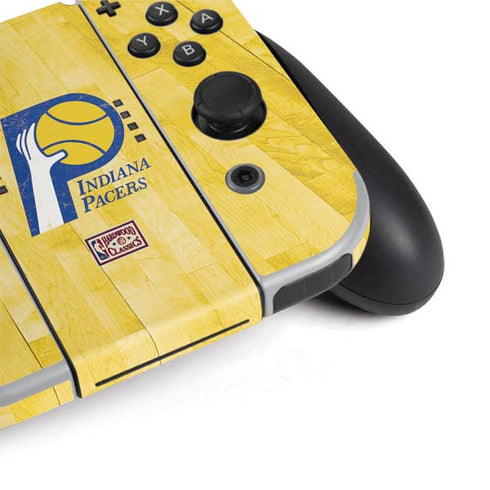 NBA Indiana Pacers Hardwood Classics Nintendo Switch OLED (2021) Skin