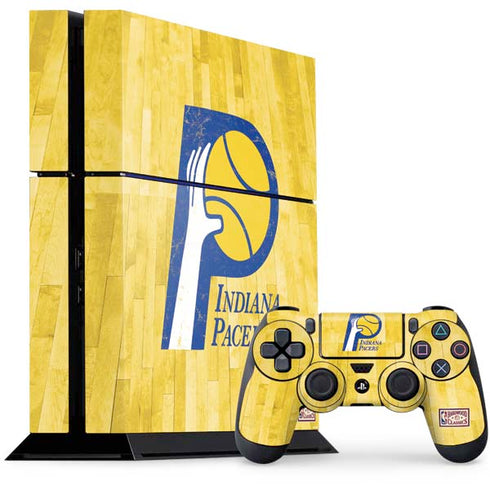 NBA Indiana Pacers Hardwood Classics PS4 Console and Controller Bundle Skin