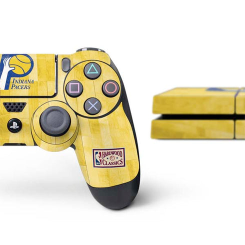 NBA Indiana Pacers Hardwood Classics PS4 Console and Controller Bundle Skin