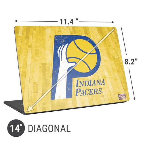 NBA Indiana Pacers Hardwood Classics Universal Laptop 14in (11.4 x 8.2in) Skin