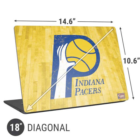 NBA Indiana Pacers Hardwood Classics Universal Laptop 18in (14.6 x 10.6in) Skin