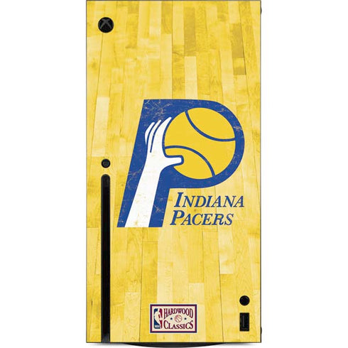 NBA Indiana Pacers Hardwood Classics Xbox Series X Console Skin