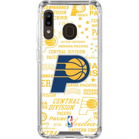 NBA Indiana Pacers Historic Blast Galaxy A30 Clear Case