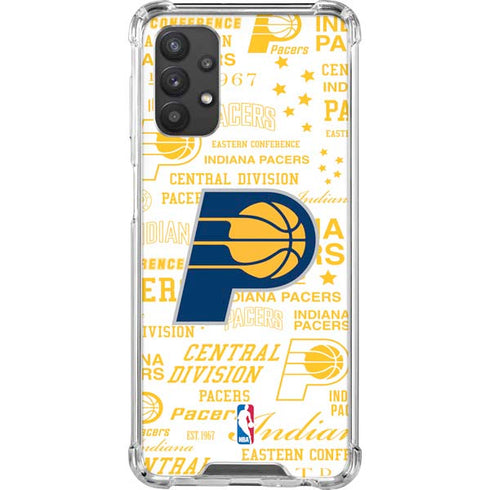 NBA Indiana Pacers Historic Blast Galaxy A32 5G Clear Case
