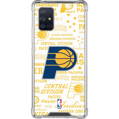 NBA Indiana Pacers Historic Blast Galaxy A71 5G Clear Case
