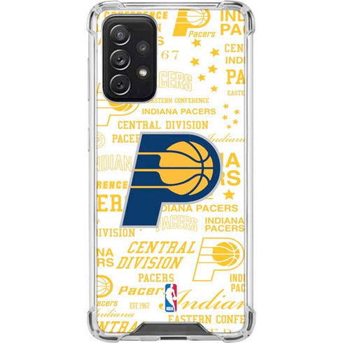 NBA Indiana Pacers Historic Blast Galaxy A72 5G Clear Case
