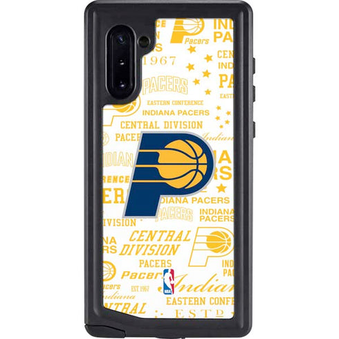 NBA Indiana Pacers Historic Blast Galaxy Note 10 Waterproof Case