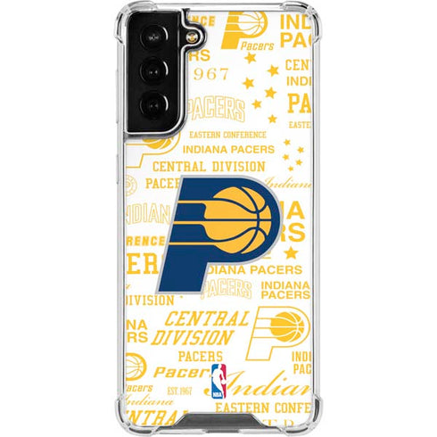 NBA Indiana Pacers Historic Blast Galaxy S21 FE Clear Case