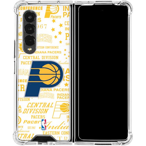 NBA Indiana Pacers Historic Blast Galaxy Z Fold4 5G Clear Case