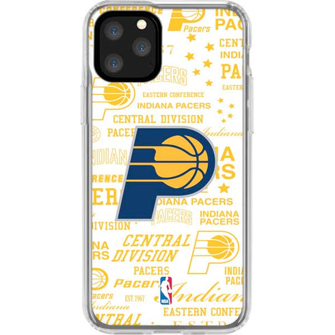 NBA Indiana Pacers Historic Blast iPhone 11 Pro Clear Case