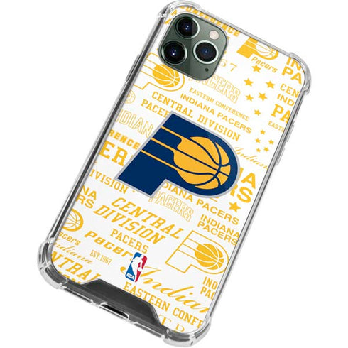 NBA Indiana Pacers Historic Blast iPhone 11 Pro Max Clear Case