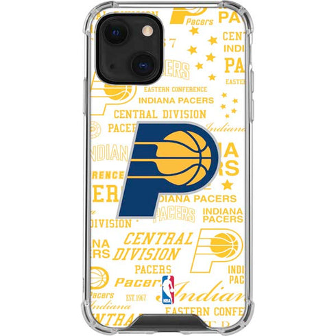 NBA Indiana Pacers Historic Blast iPhone 13 Mini Clear Case