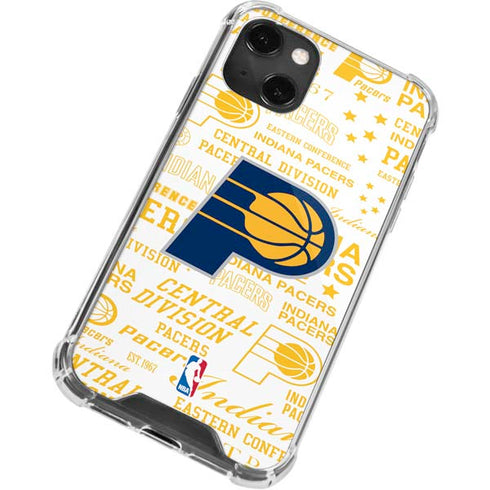 NBA Indiana Pacers Historic Blast iPhone 13 Mini Clear Case