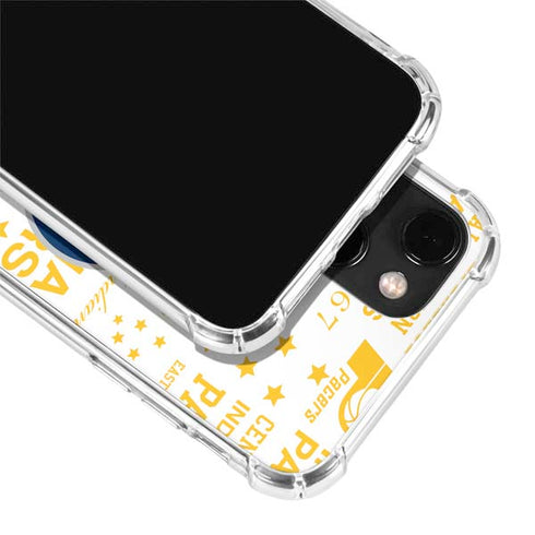 NBA Indiana Pacers Historic Blast iPhone 15 Plus Clear Case