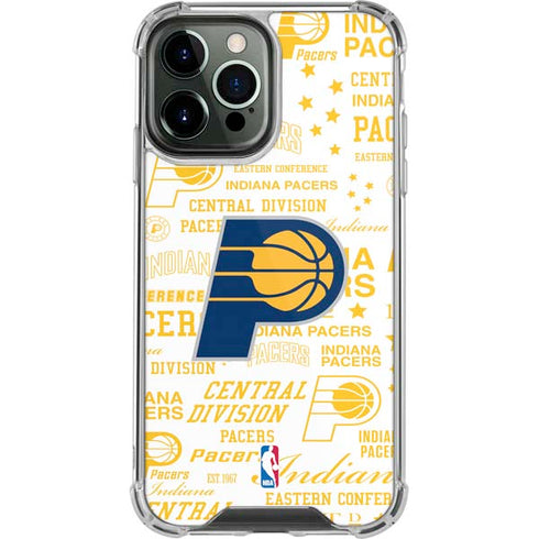 NBA Indiana Pacers Historic Blast iPhone 14 Pro Max Clear Case