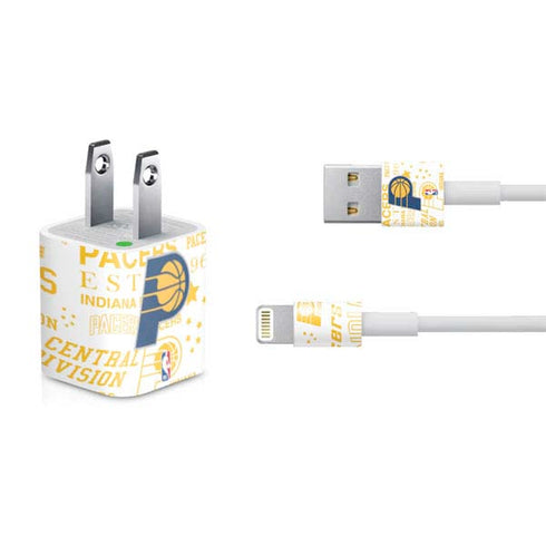 NBA Indiana Pacers Historic Blast iPhone Charger (5W USB) Skin