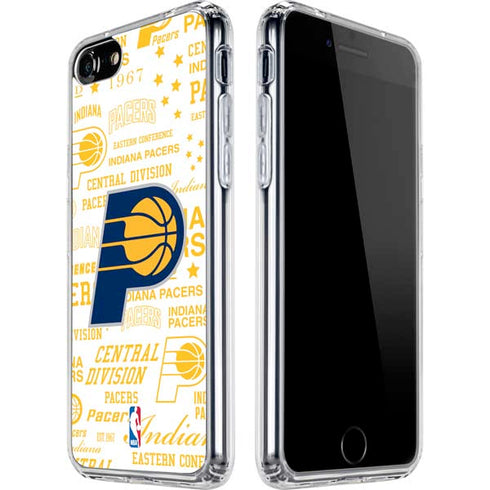 NBA Indiana Pacers Historic Blast iPhone SE (2nd & 3rd Gen) Clear Case