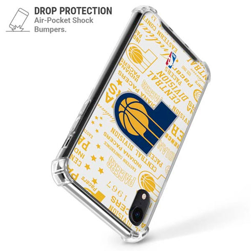 NBA Indiana Pacers Historic Blast iPhone XR Clear Case