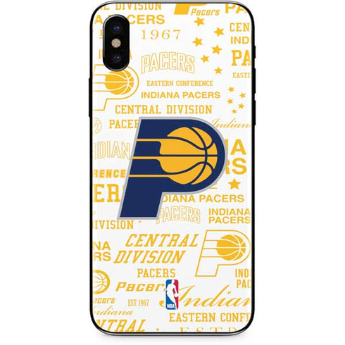 NBA Indiana Pacers Historic Blast iPhone XS Skin
