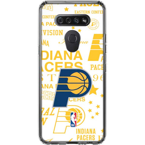 NBA Indiana Pacers Historic Blast LG K51/Q51 Clear Case
