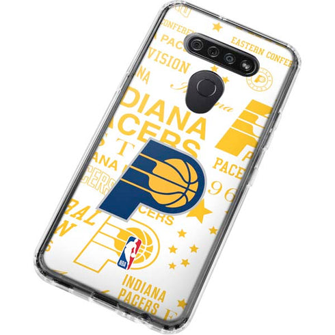 NBA Indiana Pacers Historic Blast LG K51/Q51 Clear Case
